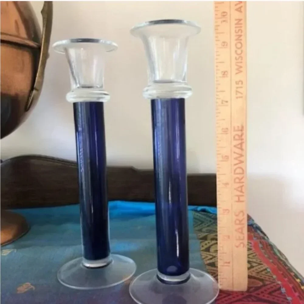 Crystal candlesticks from Poland